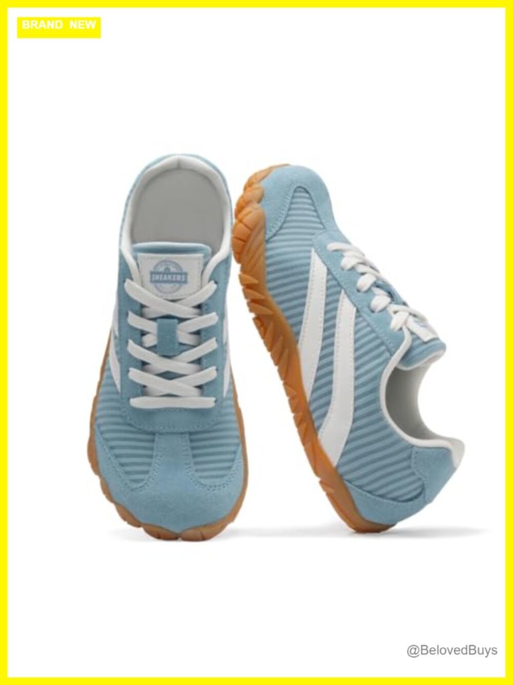 Women's Wide Toe Box Zero Drop Barefoot Sneakers Suede Lace Up Athletic